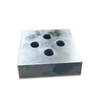 Fly shear blades for cutting deformed bar