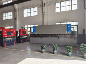 Container box bending machine